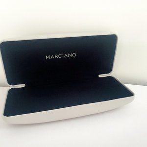 MARCIANO Eyewear Case | White Hard Shell Ext | Black Felt Interior | coastal